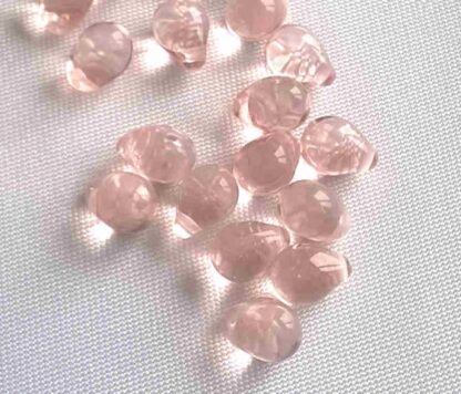 Korálky skleněné mačkané 5 x 7 mm 10 ks - A50225