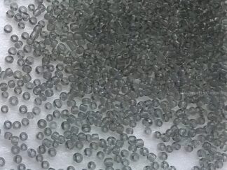 Korálky Rokajl 2 mm průhledný šedý kouřový