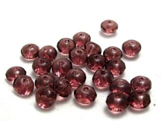 Ohňovky rondelky 3 x 5 mm fialové 10 ks - A50043
