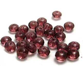 Ohňovky rondelky 3 x 5 mm fialové 10 ks - A50043