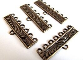 Vodič 10 x 22 mm staromosaz 1 pár - B20051-2