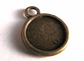 Bižuterní lůžka přívěsek 14 x 18 mm - B90014