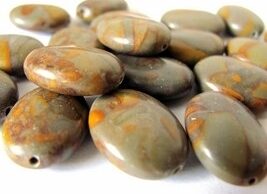 Korálky z minerálu Jaspis 20 x 15 mm - A10485
