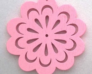 Dřevěný výsek - kytka