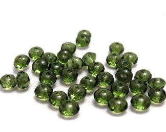 Ohňovky rondelky 3 x 5 mm olivové 10 ks - A50038