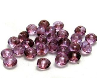 Ohňovky rondelky 3 x 5 mm fialové 10 ks - A50045