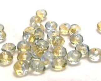 Ohňovky rondelky 3 x 5 mm modrožluté 10 ks - A50046