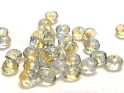 Ohňovky rondelky 3 x 5 mm modrožluté 10 ks - A50046