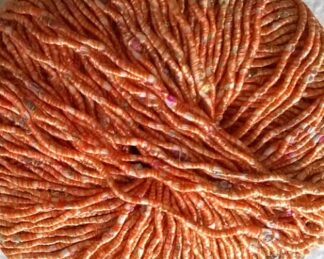 Šňůra oranžová melír 1 mm - JIK00006