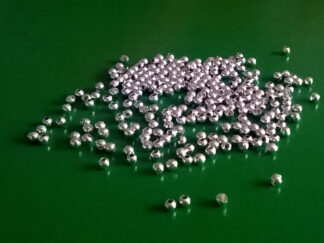 Korálky perličky postříbřené 4 mm