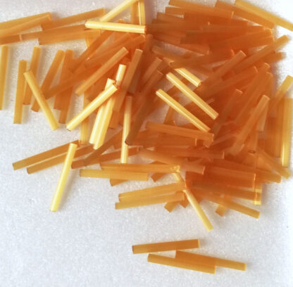 Korálky Rokajl tyčky 20 mm sláma 15 g