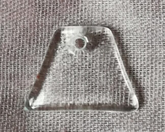 Přívěsek sklo 18 x 24 mm