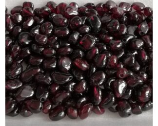 Granát korálky chipsy 3 - 5 mm 20 g