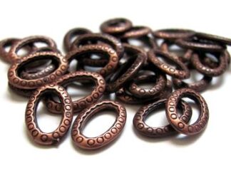 Korálky kovové 13 x 8 mm - A40088