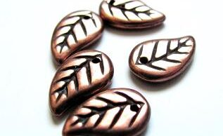 Korálky kovové 14 x 9 mm - A40096